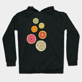 Citrus Fruits Pattern Hoodie